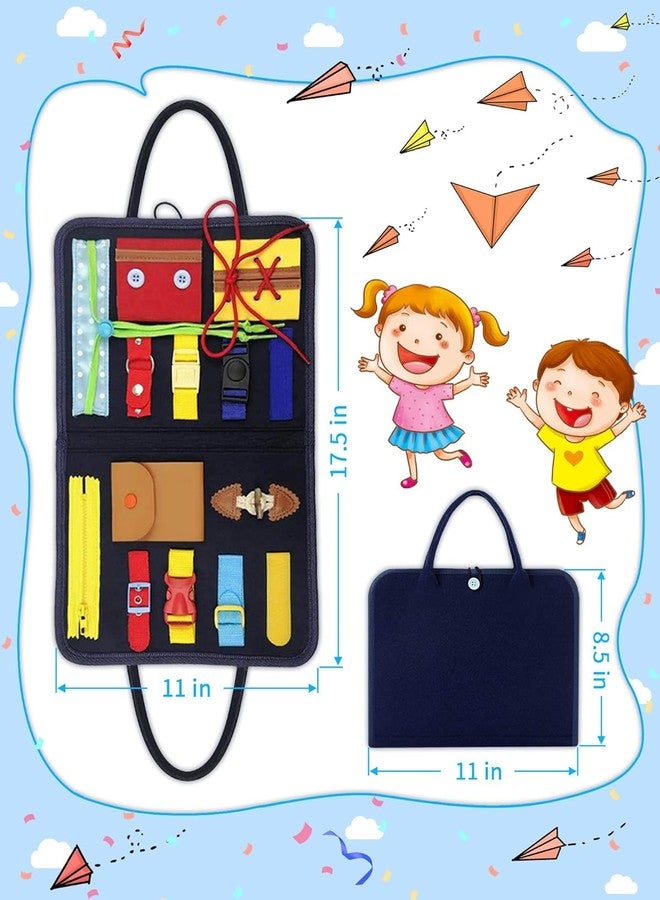 Bhavyam Kids Busy Book for 2 Years Toodles Learnings Zipping & Unzipping Skill Development fine Motor Skills Activities Toys Games to Keep Kids Busy in Travelling(1pcs) - Image 2